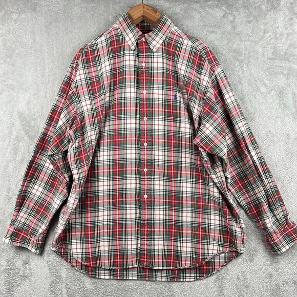 Ralph Lauren Other - Ralph Lauren Blaire Button Down Shirt Men's XL Multicolor‎ Plaid Preppy Holiday